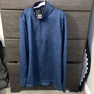 NEW W TAGS. Men’s under armour blue half zip up pullover. Size Large.